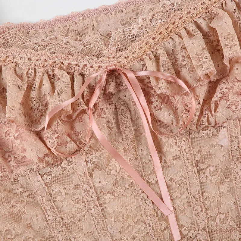 Stylish Work Outfits, Outfit Summer Ideas Coquette Lace Crop Top Stylish Work Outfits, Outfit Summer Ideas Coquette Lace Crop Top