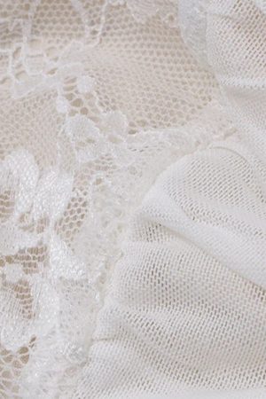 Stylish Work Outfits, Outfit Summer Ideas Coquette Lace Mesh Bra Crop Top