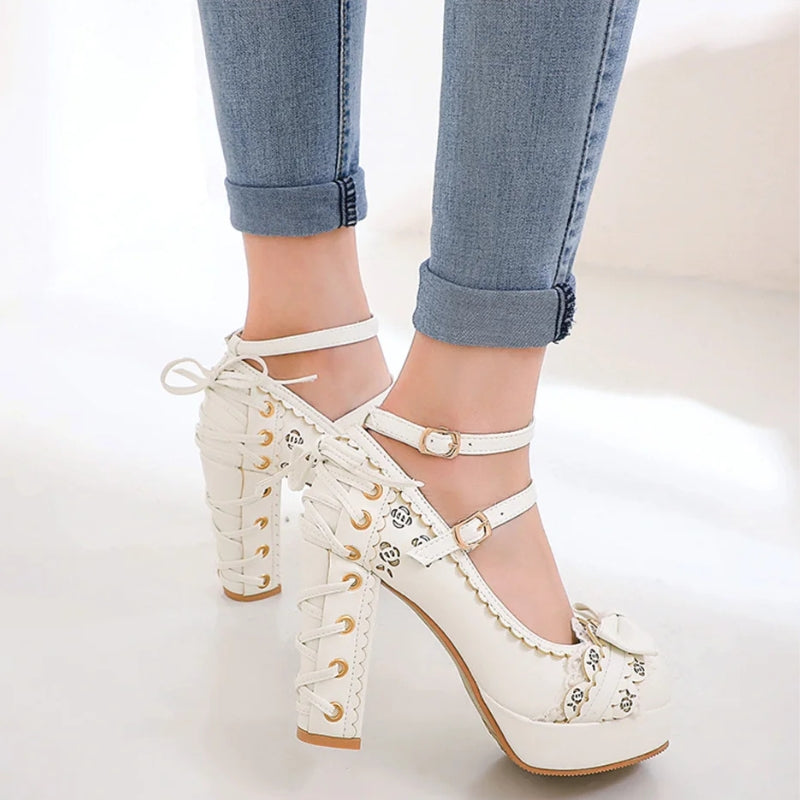 Stylish Work Outfits, Outfit Summer Ideas Coquette Lace Up High Heels Stylish Work Outfits, Outfit Summer Ideas Coquette Lace Up High Heels