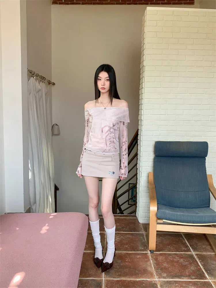 Stylish Work Outfits, Outfit Summer Ideas Coquette Lace Up Off Shoulder Top Stylish Work Outfits, Outfit Summer Ideas Coquette Lace Up Off Shoulder Top