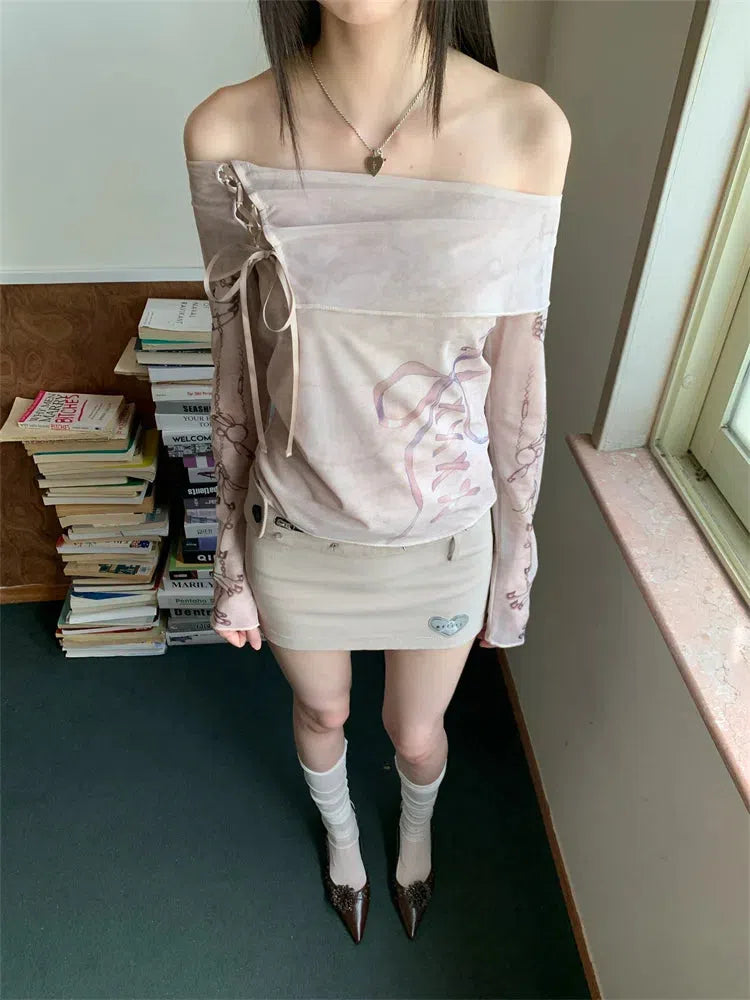 Stylish Work Outfits, Outfit Summer Ideas Coquette Lace Up Off Shoulder Top Stylish Work Outfits, Outfit Summer Ideas Coquette Lace Up Off Shoulder Top