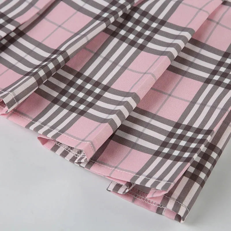Stylish Work Outfits, Outfit Summer Ideas Coquette Plaid Mini Skort Stylish Work Outfits, Outfit Summer Ideas Coquette Plaid Mini Skort