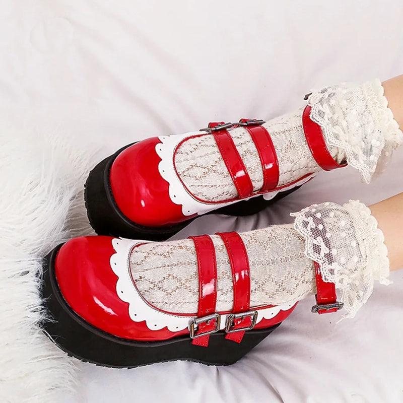 Stylish Work Outfits, Outfit Summer Ideas Coquette Platform Mary Jane Shoes Stylish Work Outfits, Outfit Summer Ideas Coquette Platform Mary Jane Shoes