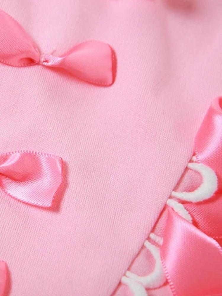 Stylish Work Outfits, Outfit Summer Ideas Coquette Ribbon Bow Tube Top Stylish Work Outfits, Outfit Summer Ideas Coquette Ribbon Bow Tube Top