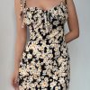 Stylish Work Outfits, Outfit Summer Ideas Cottagecore Daisy Tie Strap Mini Dress