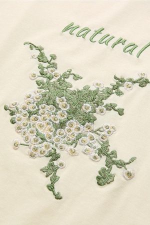 Stylish Work Outfits, Outfit Summer Ideas Cottagecore Natural Tee