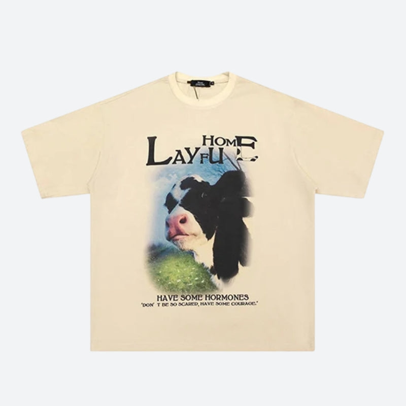 Stylish Work Outfits, Outfit Summer Ideas Cow Tee Stylish Work Outfits, Outfit Summer Ideas Cow Tee