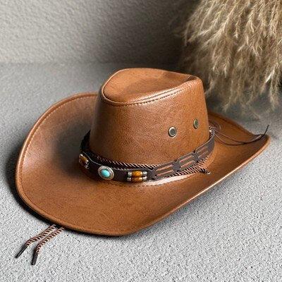 Stylish Work Outfits, Outfit Summer Ideas Cowgirl Adjustable Faux Leather Western Hat Stylish Work Outfits, Outfit Summer Ideas Cowgirl Adjustable Faux Leather Western Hat