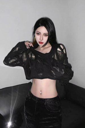 Stylish Work Outfits, Outfit Summer Ideas Crochet Crop Sweater