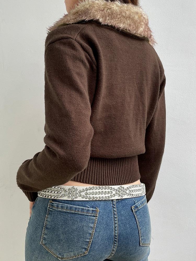 Stylish Work Outfits, Outfit Summer Ideas Cropped Design Zip-Up Cardigan Stylish Work Outfits, Outfit Summer Ideas Cropped Design Zip-Up Cardigan