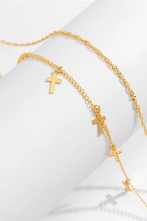 Stylish Work Outfits, Outfit Summer Ideas Cross Belly Chain