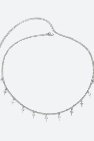 Stylish Work Outfits, Outfit Summer Ideas Cross Belly Chain