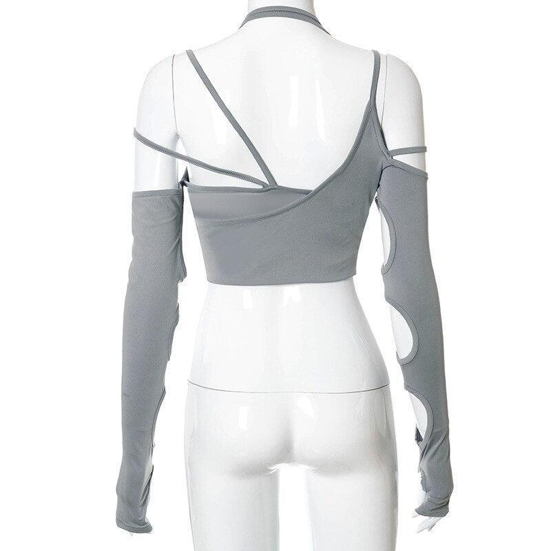 Stylish Work Outfits, Outfit Summer Ideas Cut-Out Halter Top Stylish Work Outfits, Outfit Summer Ideas Cut-Out Halter Top