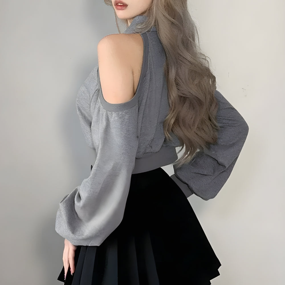 Stylish Work Outfits, Outfit Summer Ideas Cut Out Lace Up Cropped Sweatshirt Stylish Work Outfits, Outfit Summer Ideas Cut Out Lace Up Cropped Sweatshirt