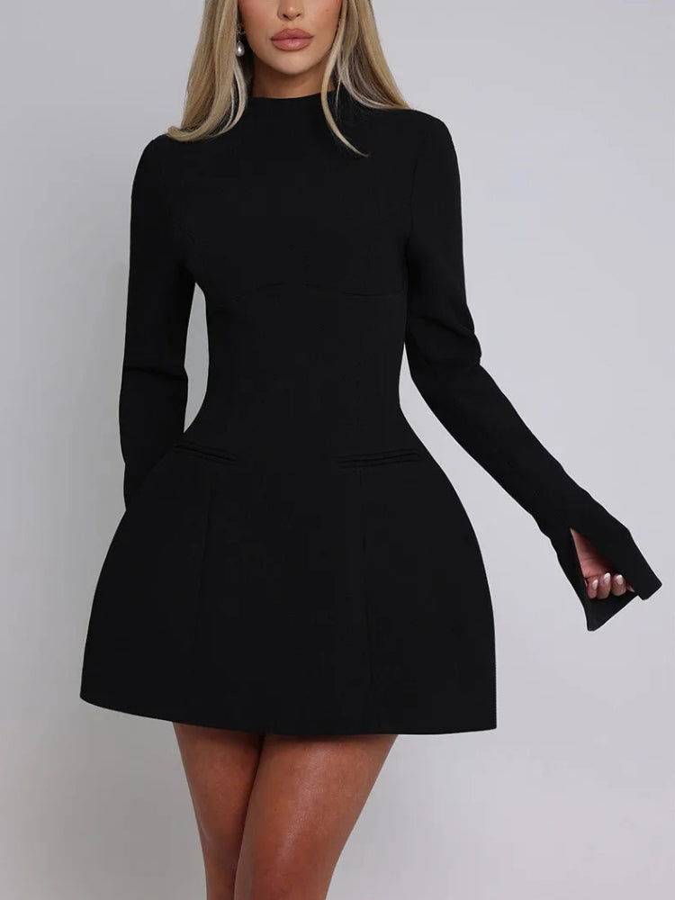 Stylish Work Outfits, Outfit Summer Ideas Cut Out Open Back Mini Dress