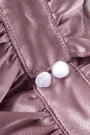 Stylish Work Outfits, Outfit Summer Ideas Cut Out Ruffled Halter Neck Top