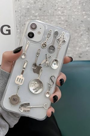 Stylish Work Outfits, Outfit Summer Ideas Cutlery Set Clear Phone Case