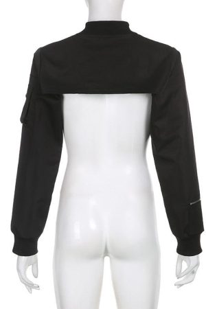 Stylish Work Outfits, Outfit Summer Ideas Cyberpunk Bolero Jacket