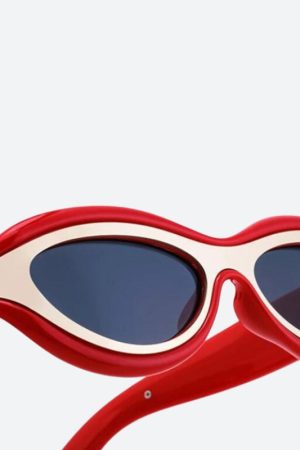 Stylish Work Outfits, Outfit Summer Ideas Cyberpunk Cat Eye Sunglasses