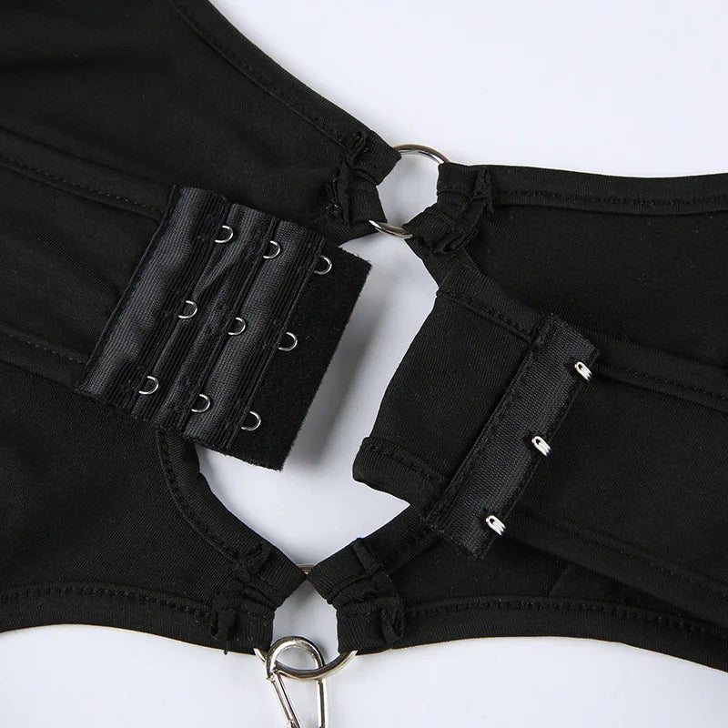 Stylish Work Outfits, Outfit Summer Ideas Cyberpunk Cut Out Bodysuit Stylish Work Outfits, Outfit Summer Ideas Cyberpunk Cut Out Bodysuit