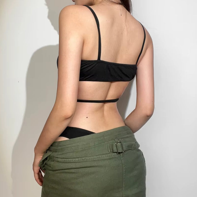 Stylish Work Outfits, Outfit Summer Ideas Cyberpunk Cut Out Bodysuit