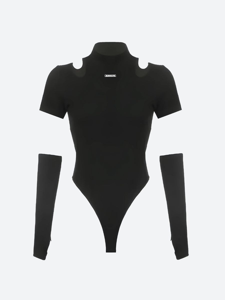 Stylish Work Outfits, Outfit Summer Ideas Cyberpunk Cut Out Corduroy Bodysuit Stylish Work Outfits, Outfit Summer Ideas Cyberpunk Cut Out Corduroy Bodysuit
