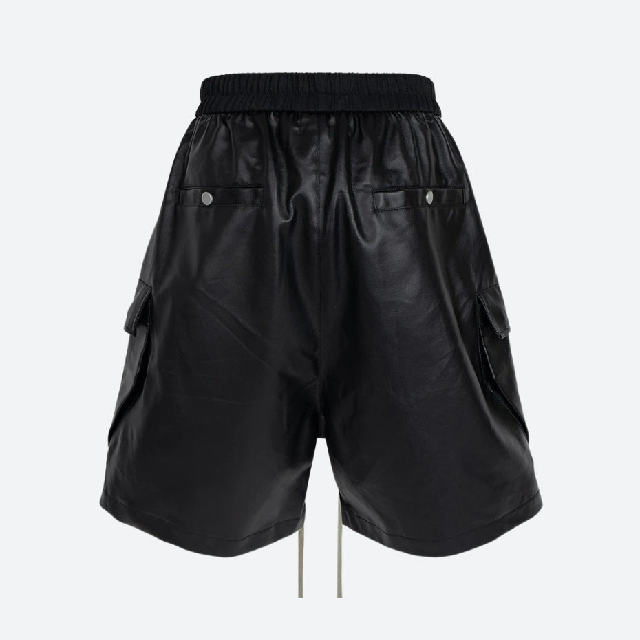 Stylish Work Outfits, Outfit Summer Ideas Cyberpunk Faux Leather Shorts Stylish Work Outfits, Outfit Summer Ideas Cyberpunk Faux Leather Shorts