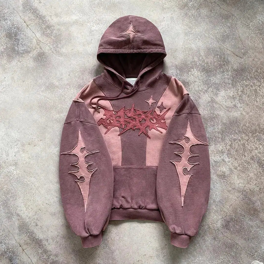 Stylish Work Outfits, Outfit Summer Ideas Cyberpunk Futuristic Patch Hoodie