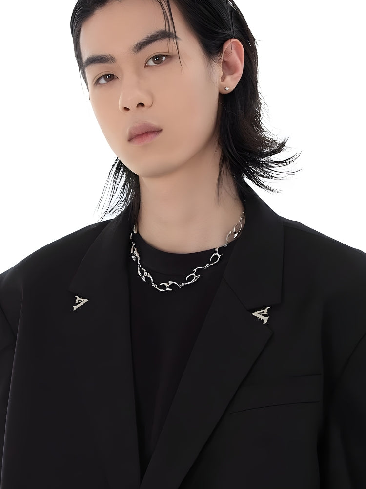 Stylish Work Outfits, Outfit Summer Ideas Cyberpunk Necklace Stylish Work Outfits, Outfit Summer Ideas Cyberpunk Necklace