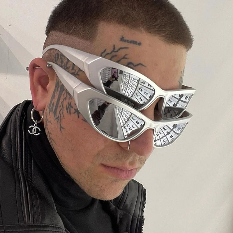 Stylish Work Outfits, Outfit Summer Ideas Cyberpunk Rave On Cat Eye Sunglasses