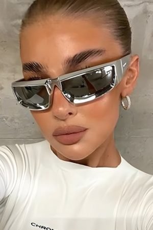 Stylish Work Outfits, Outfit Summer Ideas Cyberpunk Rave Sunglasses