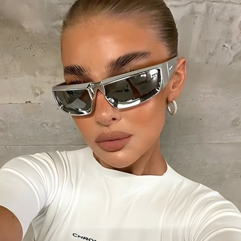 Stylish Work Outfits, Outfit Summer Ideas Cyberpunk Rave Sunglasses