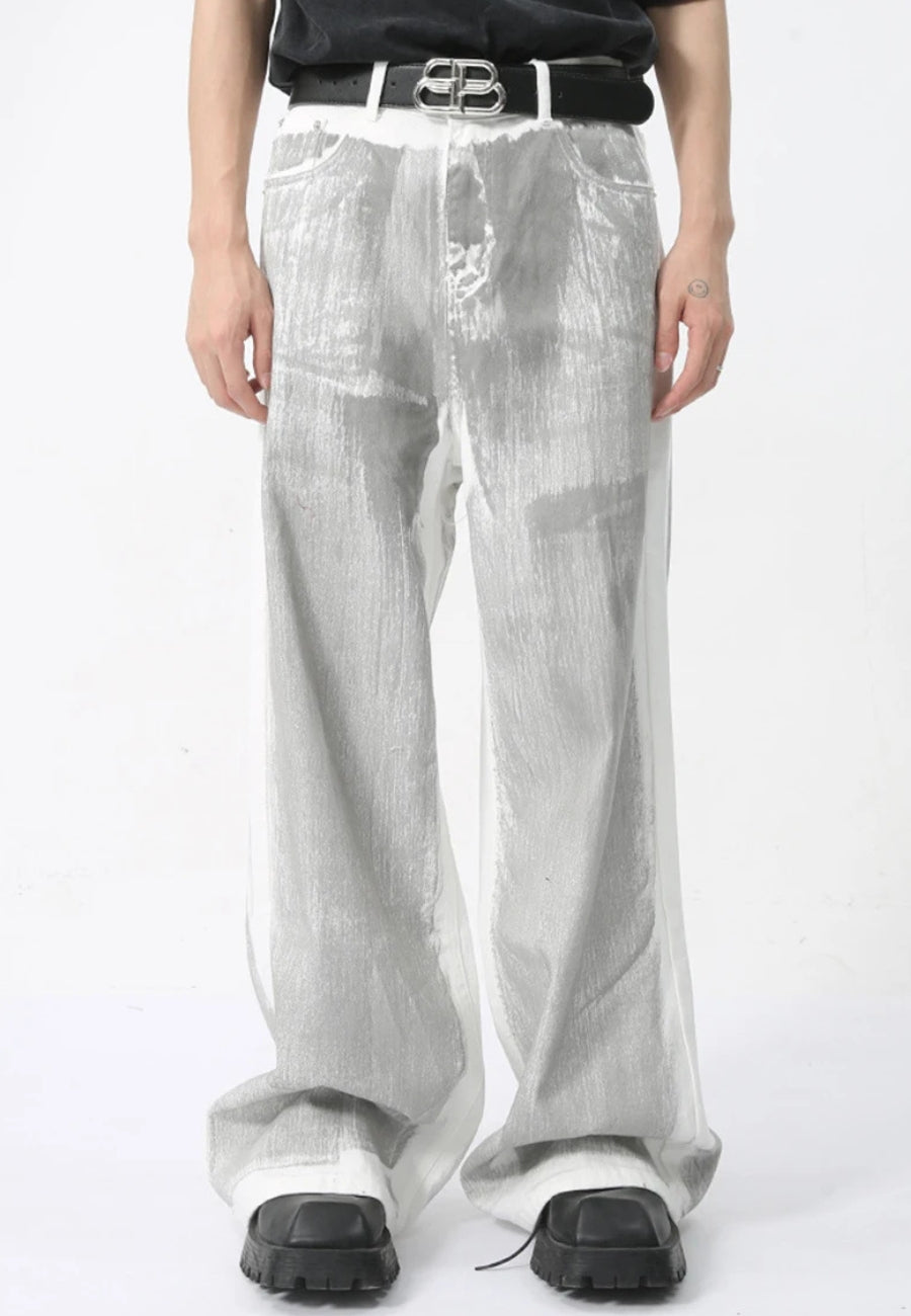 Stylish Work Outfits, Outfit Summer Ideas Cyberpunk Silver Pants