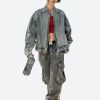 Stylish Work Outfits, Outfit Summer Ideas Cyberpunk Zip-Up Denim Jacket