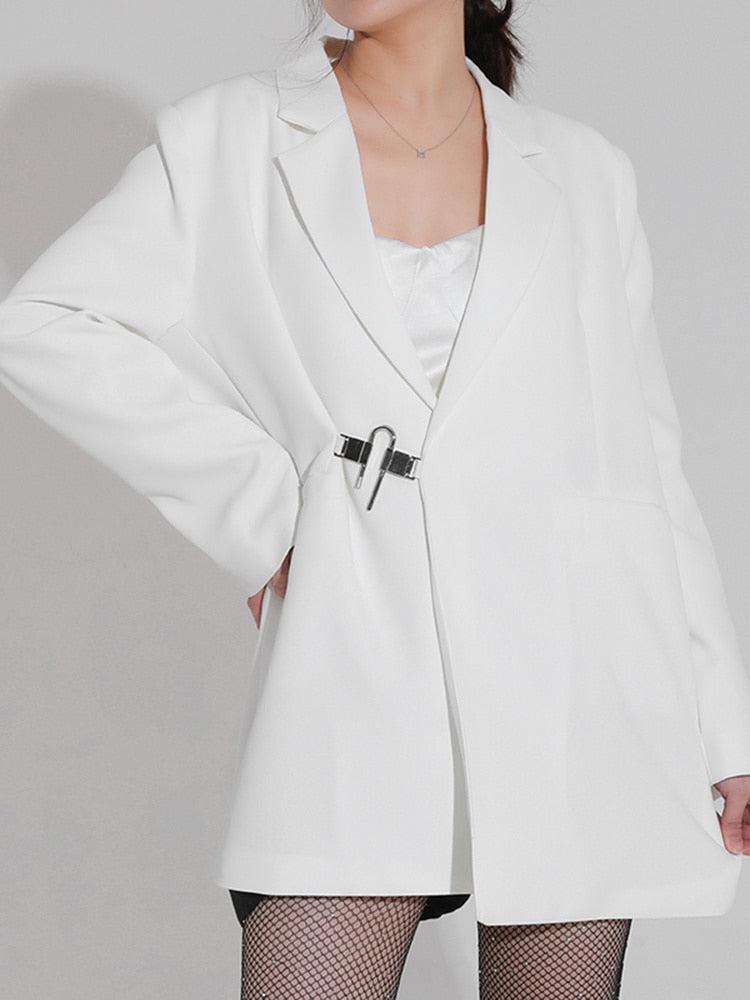 Stylish Work Outfits, Outfit Summer Ideas Dark Academia Buckle Up Blazer Stylish Work Outfits, Outfit Summer Ideas Dark Academia Buckle Up Blazer