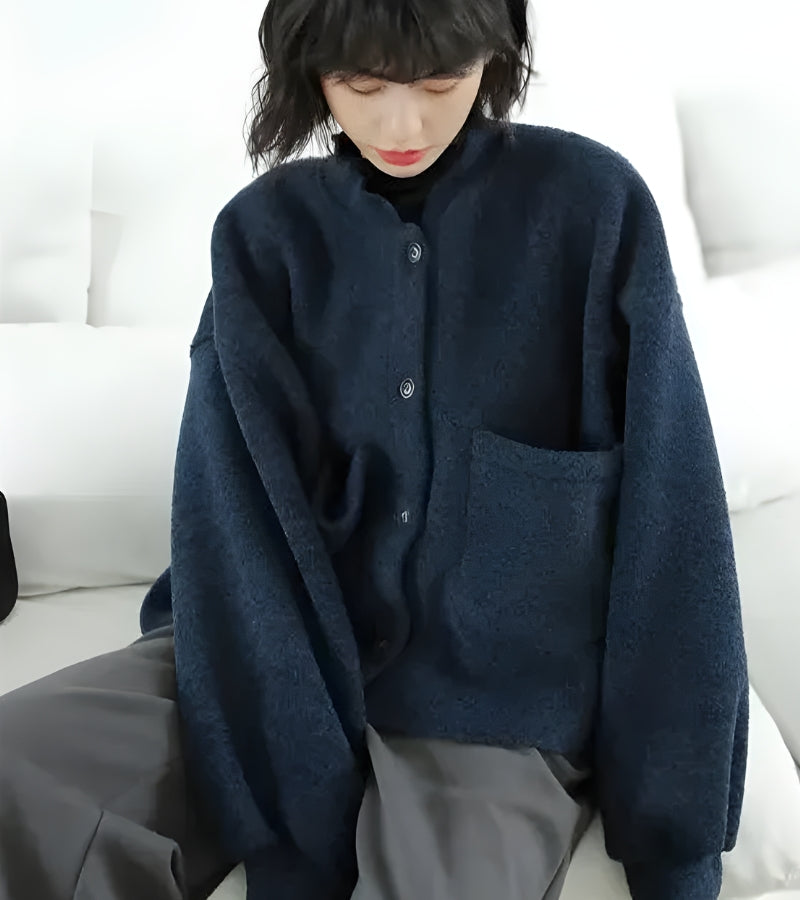 Stylish Work Outfits, Outfit Summer Ideas Dark Academia Button Up Pockets Cardigan Stylish Work Outfits, Outfit Summer Ideas Dark Academia Button Up Pockets Cardigan