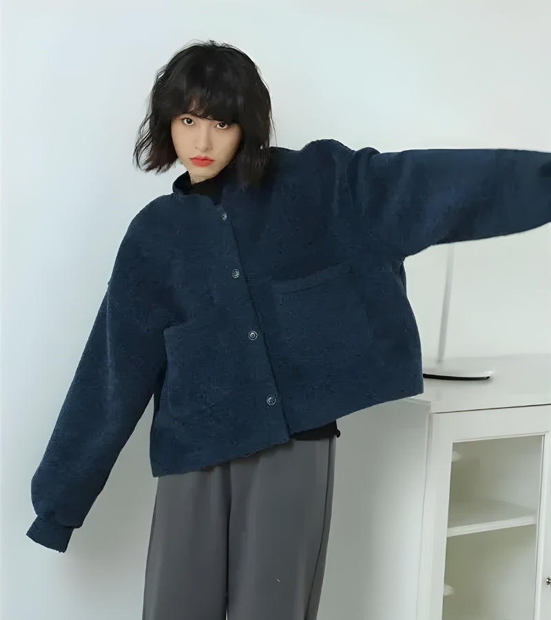 Stylish Work Outfits, Outfit Summer Ideas Dark Academia Button Up Pockets Cardigan Stylish Work Outfits, Outfit Summer Ideas Dark Academia Button Up Pockets Cardigan