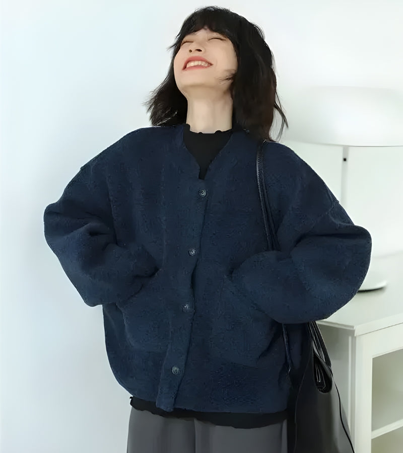 Stylish Work Outfits, Outfit Summer Ideas Dark Academia Button Up Pockets Cardigan Stylish Work Outfits, Outfit Summer Ideas Dark Academia Button Up Pockets Cardigan