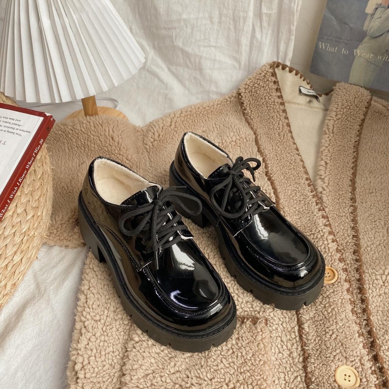 Stylish Work Outfits, Outfit Summer Ideas Dark Academia Platform Shoes Stylish Work Outfits, Outfit Summer Ideas Dark Academia Platform Shoes