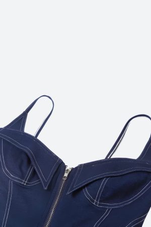 Stylish Work Outfits, Outfit Summer Ideas Denim Bodysuit