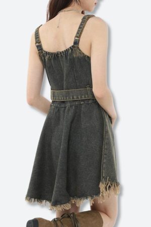 Stylish Work Outfits, Outfit Summer Ideas Denim Mini Dress