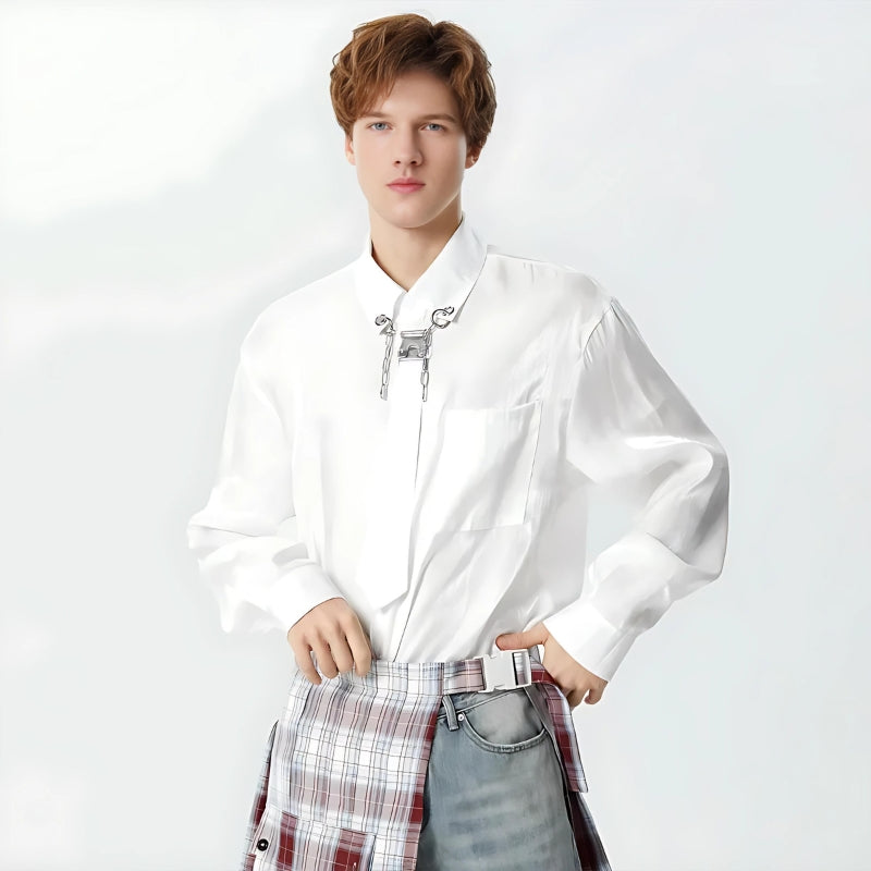 Stylish Work Outfits, Outfit Summer Ideas Detachable Tie Shirt Stylish Work Outfits, Outfit Summer Ideas Detachable Tie Shirt