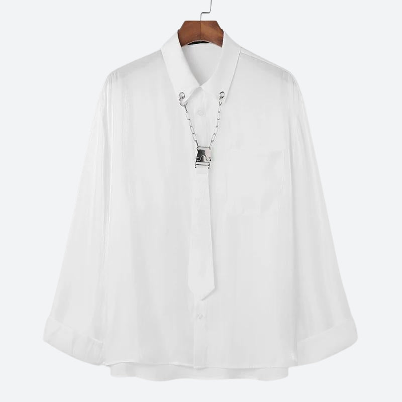 Stylish Work Outfits, Outfit Summer Ideas Detachable Tie Shirt Stylish Work Outfits, Outfit Summer Ideas Detachable Tie Shirt
