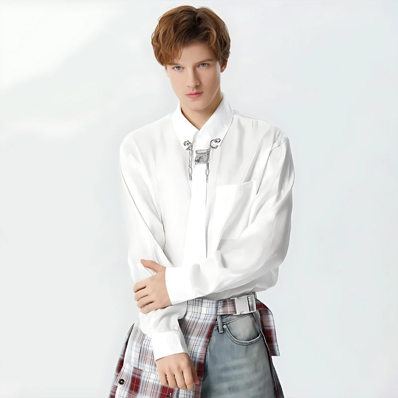 Stylish Work Outfits, Outfit Summer Ideas Detachable Tie Shirt Stylish Work Outfits, Outfit Summer Ideas Detachable Tie Shirt