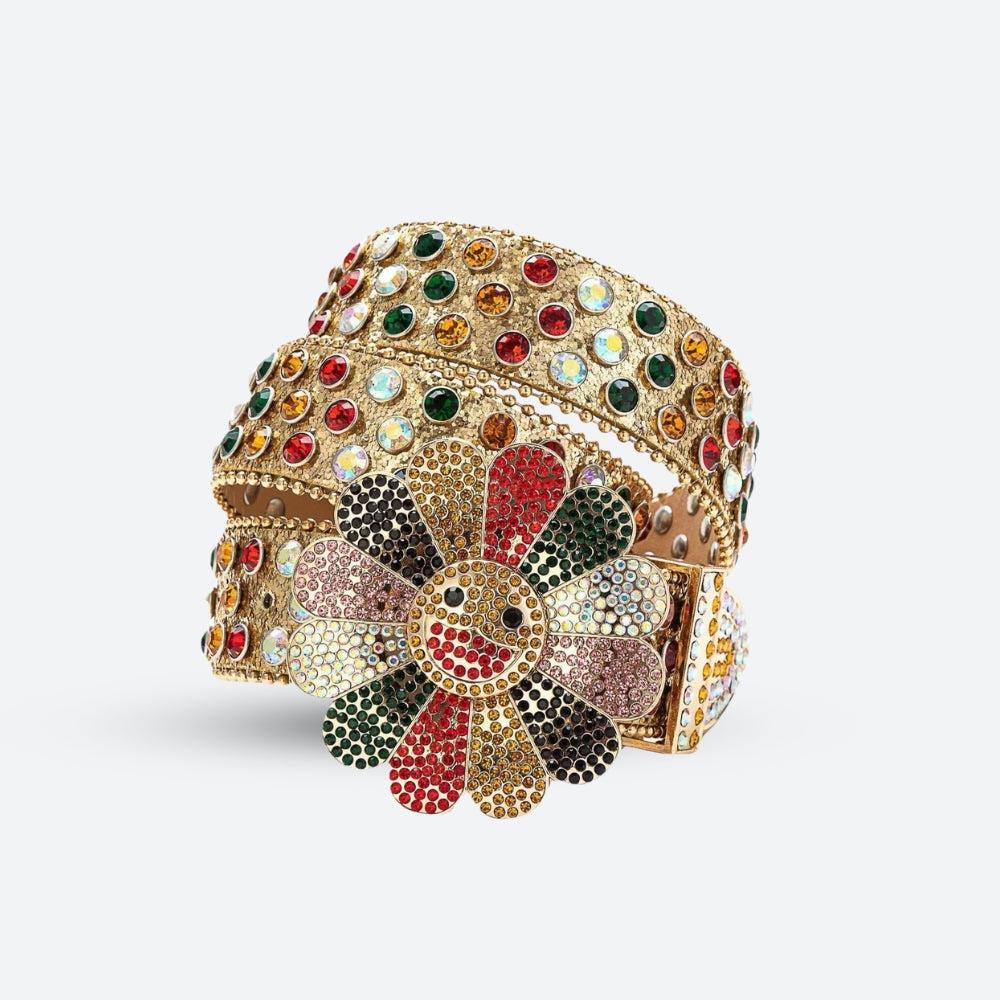 Stylish Work Outfits, Outfit Summer Ideas Disco Cowgirl Flower Buckle Belt