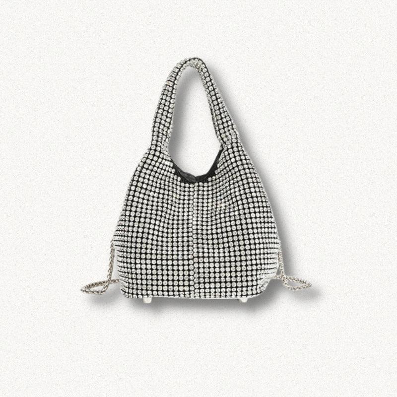 Stylish Work Outfits, Outfit Summer Ideas Disco Cowgirl Silver Rhinestone Handbag