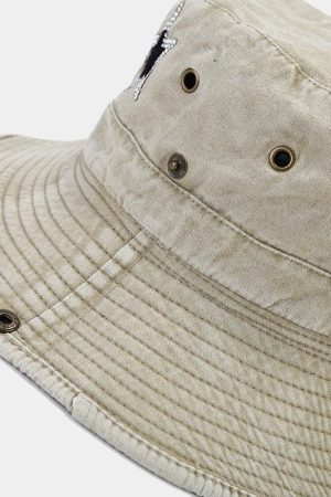 Stylish Work Outfits, Outfit Summer Ideas Disco Cowgirl Star Printed Denim Hat