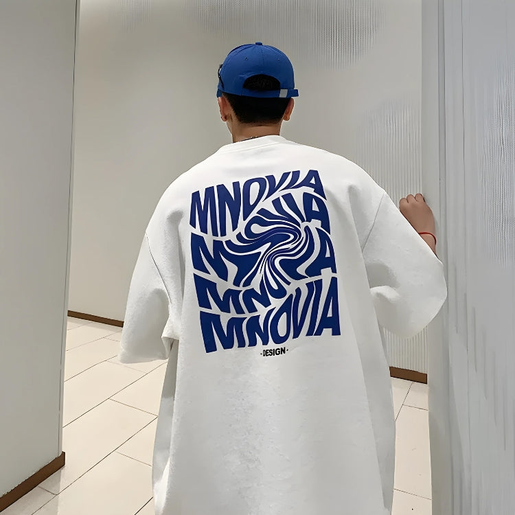 Stylish Work Outfits, Outfit Summer Ideas Distorted Text Graphic Tee Stylish Work Outfits, Outfit Summer Ideas Distorted Text Graphic Tee