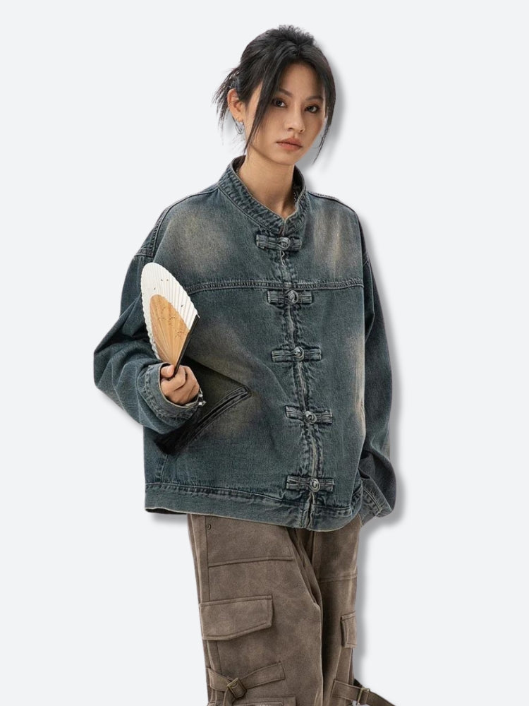 Stylish Work Outfits, Outfit Summer Ideas Distressed Denim Jacket Stylish Work Outfits, Outfit Summer Ideas Distressed Denim Jacket
