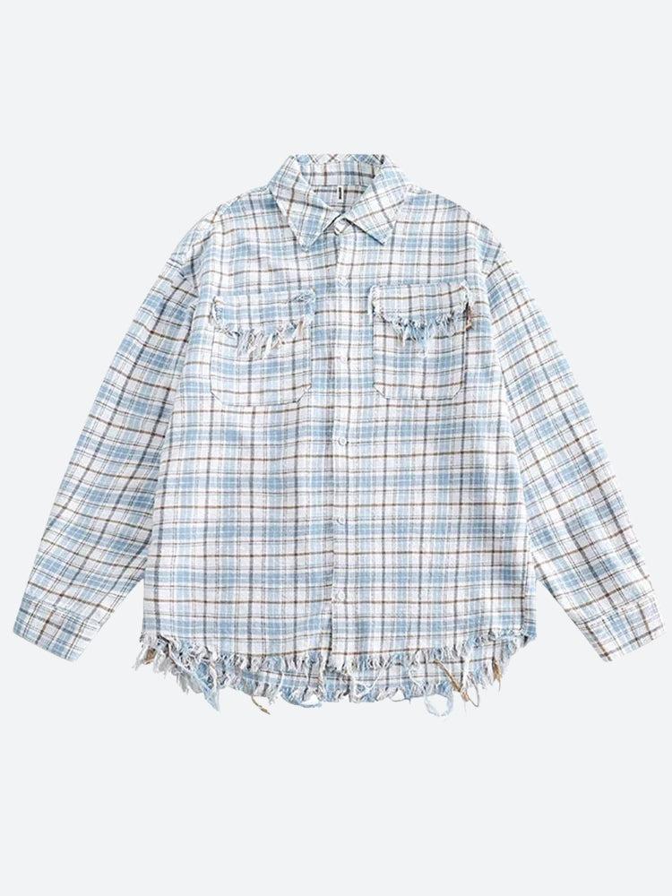 Stylish Work Outfits, Outfit Summer Ideas Distressed Plaid Shirt Stylish Work Outfits, Outfit Summer Ideas Distressed Plaid Shirt